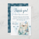Search for polar bear penguin cards Winter onederland
