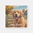 Search for golden retriever napkins Pet