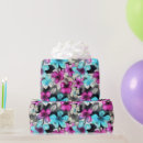 Search for black flower wrapping paper Watercolor