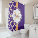 Search for purple shower curtains Monogrammed