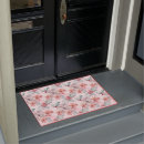 Search for pink floral doormats Feminine