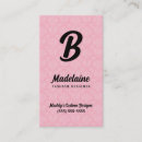 Search for damask monogram business cards Monogrammed