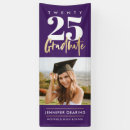 Search for purple and gold graduation banners Modern elegant