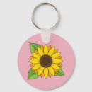 Search for fall flower round key rings Floral