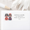 Search for ugly christmas sweater return address labels Festive