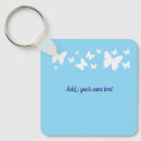 Search for butterfly favors key rings Blue