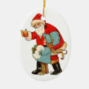 Search for old fashion santa christmas tree decorations Winter