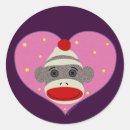 Search for monkey love stickers Valentine