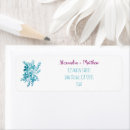 Search for bright blue return address labels Cheerful