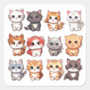 Search for playful kitten stickers Cute