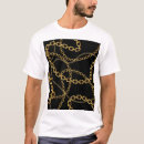Search for gold chain tshirts Illustration