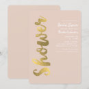 Search for faux gold bridal shower invitations Minimal