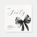 Search for birthday napkins Black and white