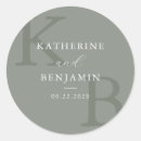 Search for sage green wedding stickers Elegant