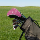 Search for pink golf head covers Typography