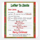Search for letter to santa stickers Children
