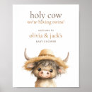 Search for highland cow posters Baby shower