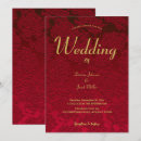 Search for red gold christmas wedding invitations Winter