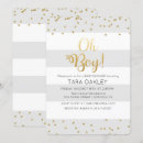 Search for grey and white baby shower invitations Gold