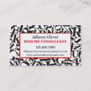 Search for resume business cards Professional