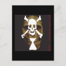 Search for crossbones vertical postcards Skull and crossbones
