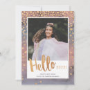 Search for hello new years cards Gold