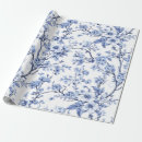 Search for french wrapping paper Blue and white floral