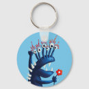 Search for monster key rings Illustration