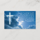 Search for christian business cards Crucifix