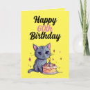 Search for black cat birthday cards Cake