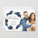 Search for blue and gold thank you cards Contemporary