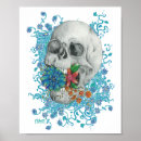 Search for blue skulls posters Flowers