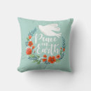 Search for peace on earth christmas cushions Elegant