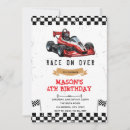 Search for automobile 5x7 invitations Race