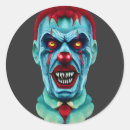 Search for horror clown stickers Zombie