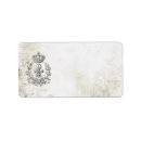 Search for fleur de lis return address labels Vintage
