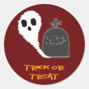 Search for red ghost stickers Trick or treat