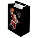 Search for basketball christmas gift bags Santa