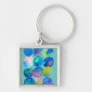 Search for cool abstract key rings Blue