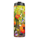 Search for red poppies travel mugs Nature