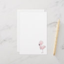Search for pink flamingo stationery paper Cute