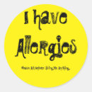 Search for child safety stickers Allergy