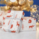 Search for animal christmas wrapping paper Winter