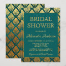 Search for teal and gold bridal shower invitations Bride
