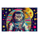 Search for space cat posters Feline