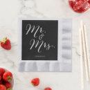 Search for silver and black napkins Reception