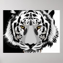 Search for black white tiger posters Animal