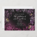 Search for pink skull birthday invitations Goth