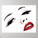 Search for red lips woman art Portrait