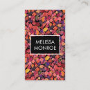 Search for fall business cards Nature